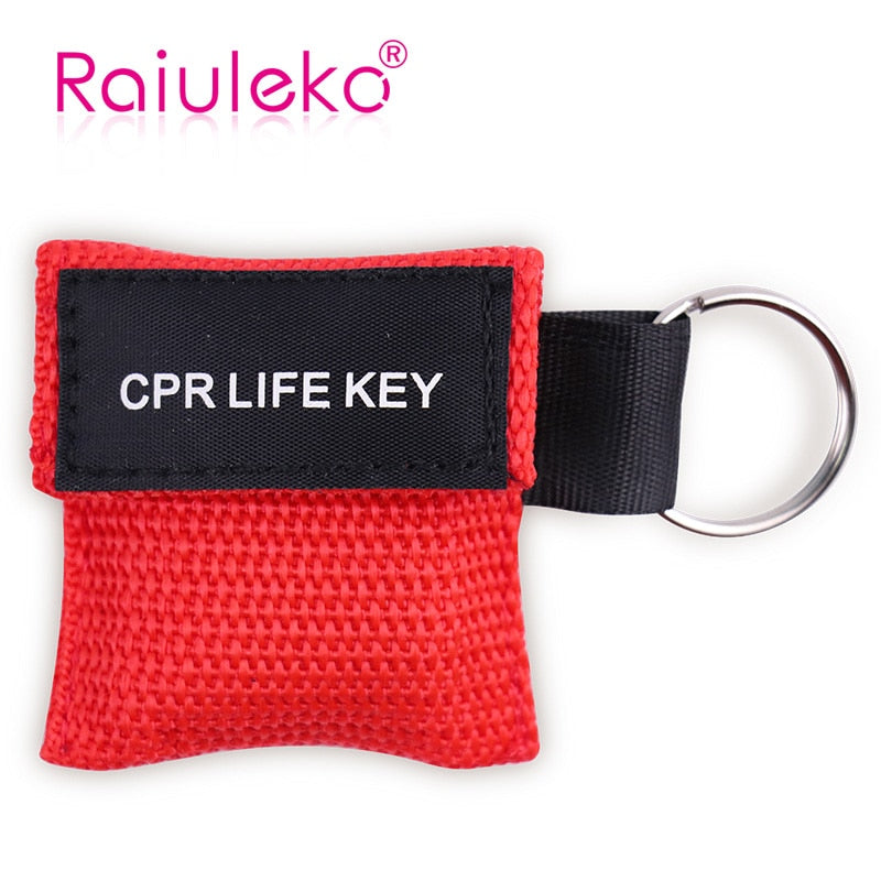 3Pcs First Aid CPR Mask Keychain