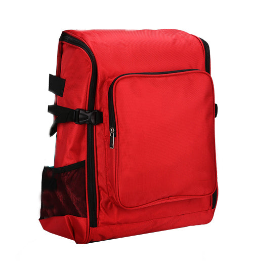 Empty lightweight first aid backpack
